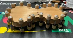 Violin — scroll and pegbox